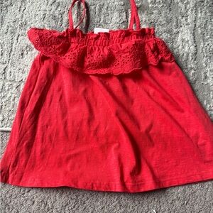 Zara Red Tank Size 4/5